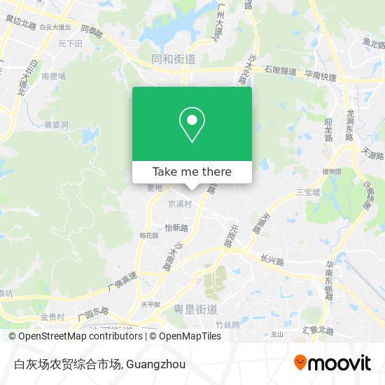 白灰场农贸综合市场 map