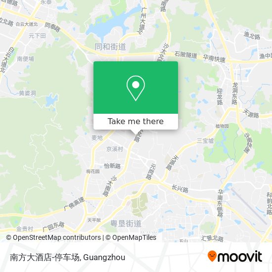 南方大酒店-停车场 map