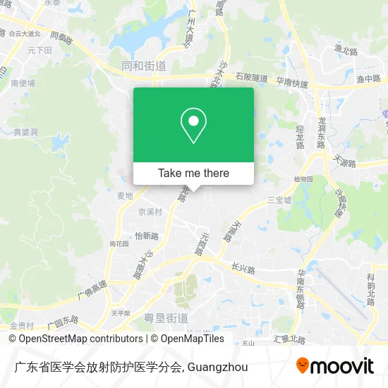 广东省医学会放射防护医学分会 map