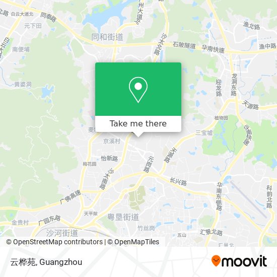 云桦苑 map