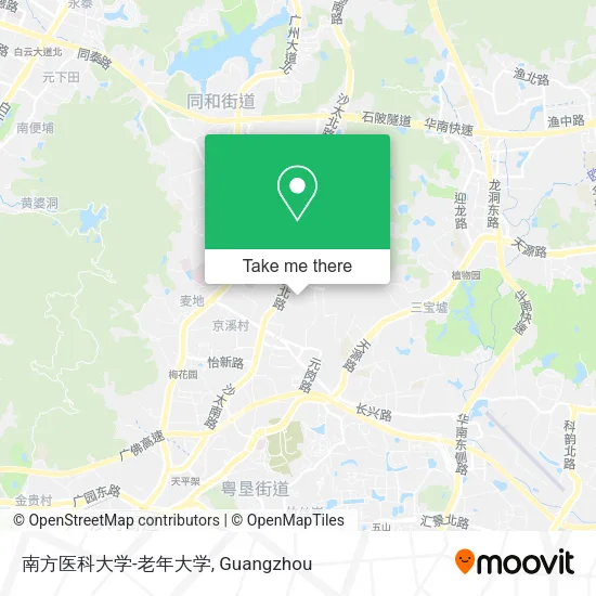 南方医科大学-老年大学 map