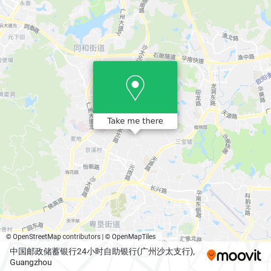 中国邮政储蓄银行24小时自助银行(广州沙太支行) map