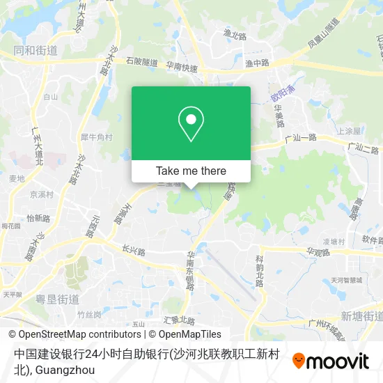 中国建设银行24小时自助银行(沙河兆联教职工新村北) map