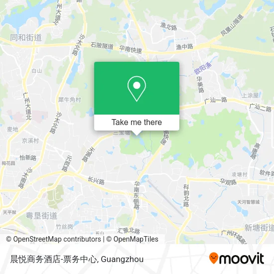 晨悦商务酒店-票务中心 map