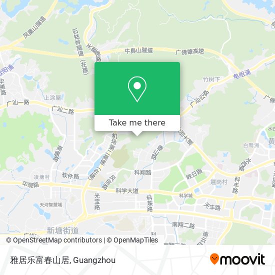 雅居乐富春山居 map