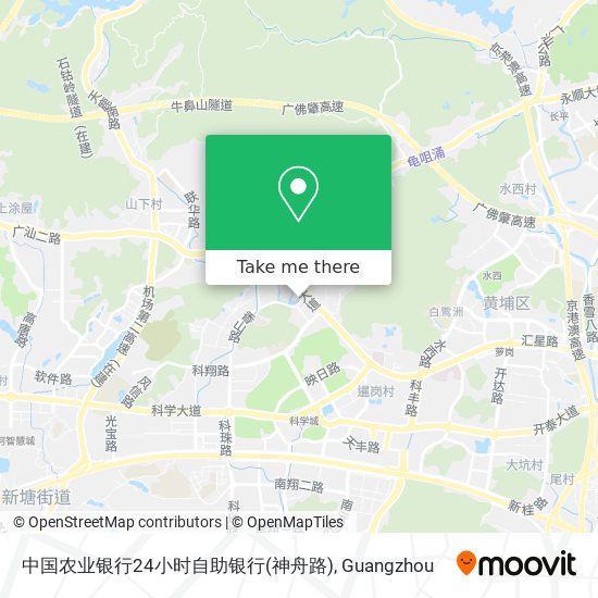 中国农业银行24小时自助银行(神舟路) map