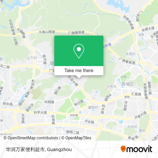 华润万家便利超市 map