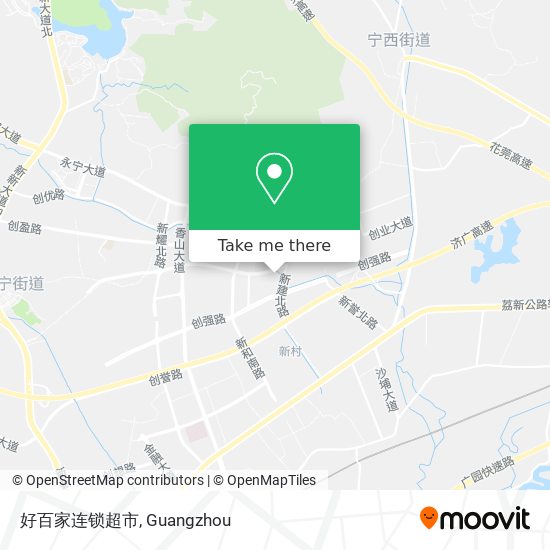 好百家连锁超市 map