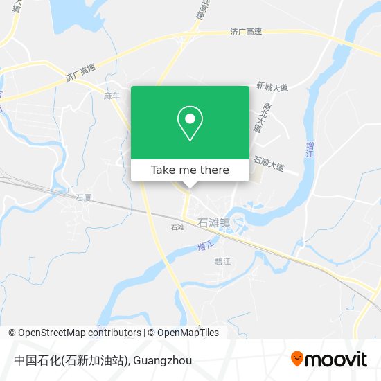 中国石化(石新加油站) map