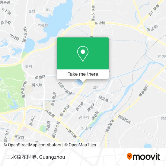 三水荷花世界 map