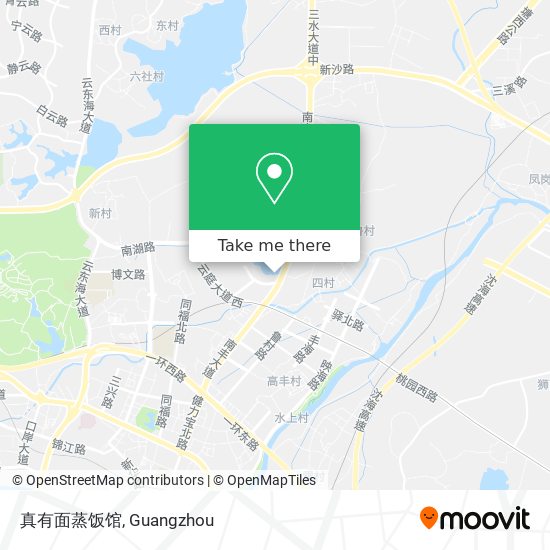 真有面蒸饭馆 map