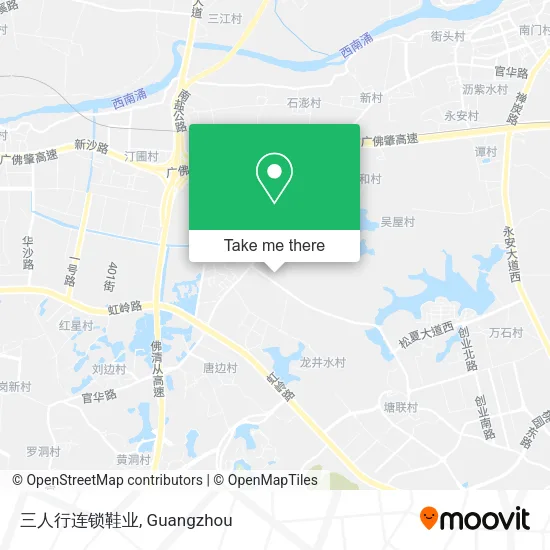 三人行连锁鞋业 map