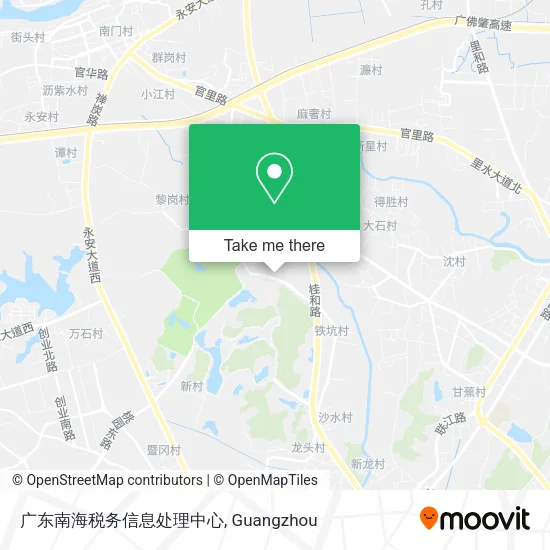 广东南海税务信息处理中心 map