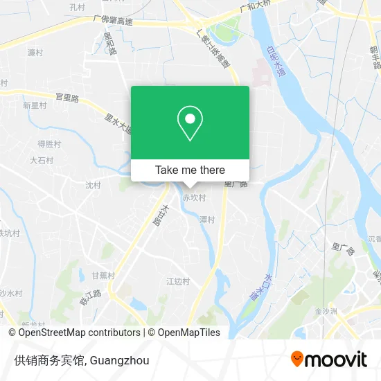 供销商务宾馆 map