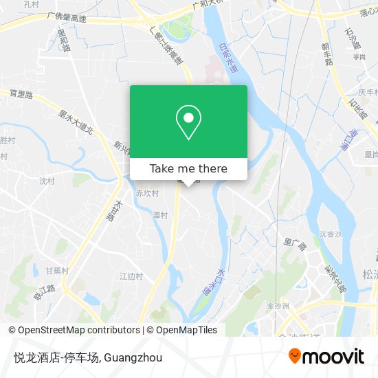 悦龙酒店-停车场 map