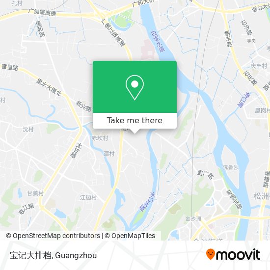 宝记大排档 map