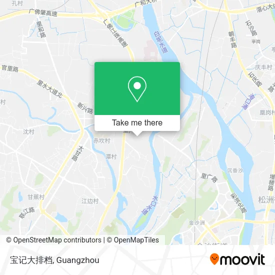 宝记大排档 map
