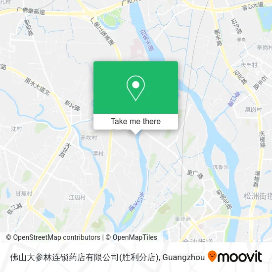 佛山大参林连锁药店有限公司(胜利分店) map