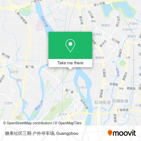 糖果社区三期-户外停车场 map