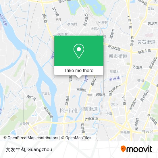 文发牛肉 map