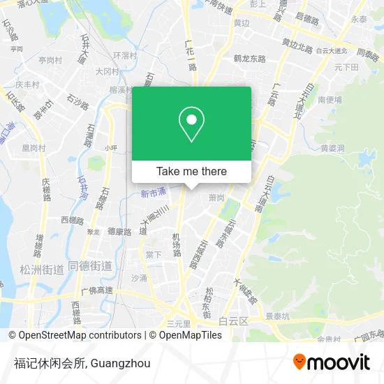 福记休闲会所 map