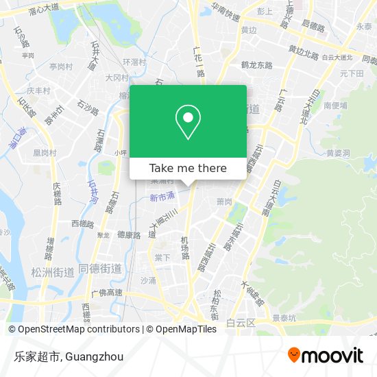 乐家超市 map