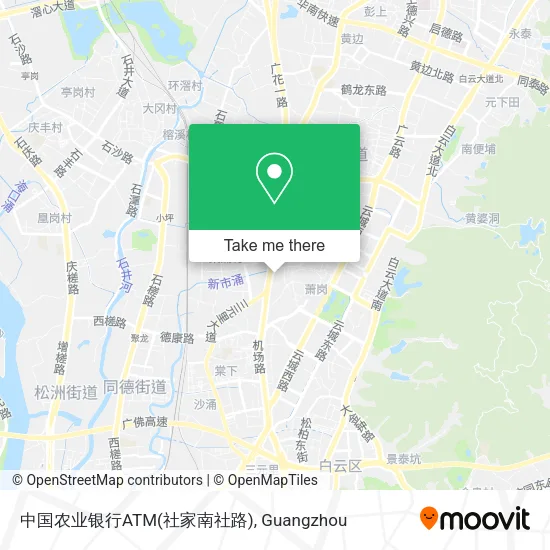 中国农业银行ATM(社家南社路) map