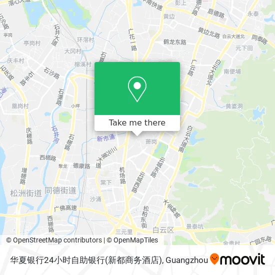 华夏银行24小时自助银行(新都商务酒店) map