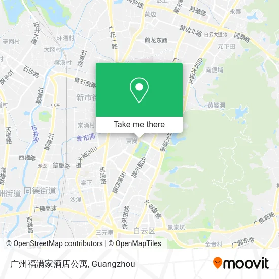 广州福满家酒店公寓 map