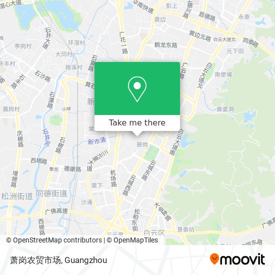 萧岗农贸市场 map