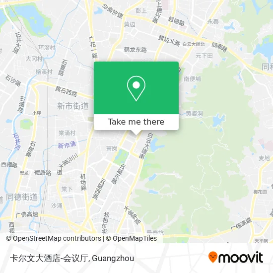 卡尔文大酒店-会议厅 map