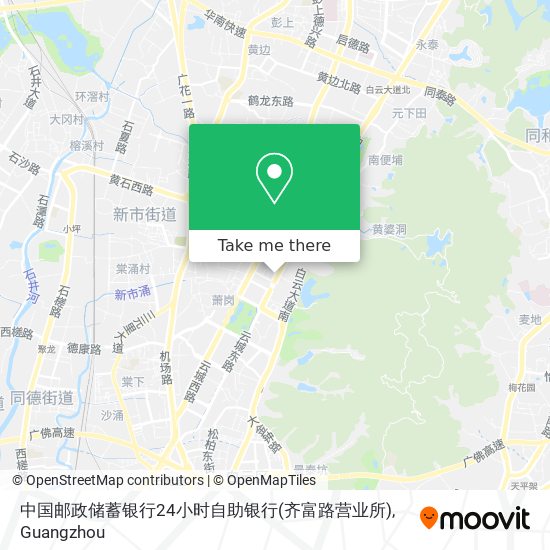 中国邮政储蓄银行24小时自助银行(齐富路营业所) map