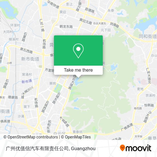 广州优值信汽车有限责任公司 map