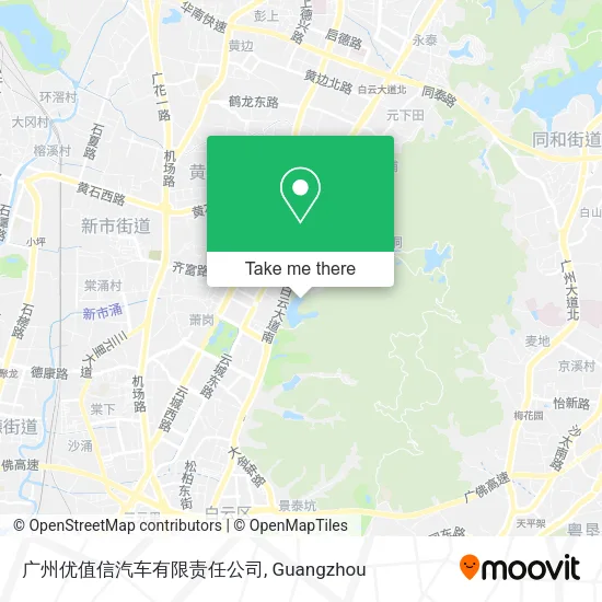 广州优值信汽车有限责任公司 map