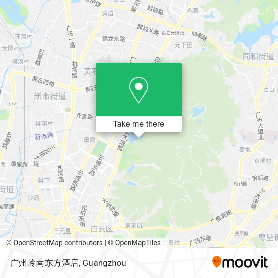广州岭南东方酒店 map