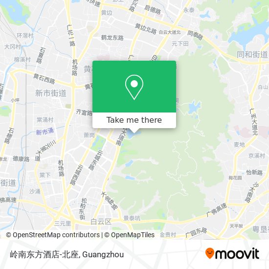 岭南东方酒店-北座 map