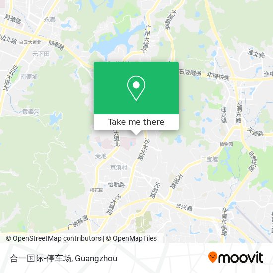 合一国际-停车场 map