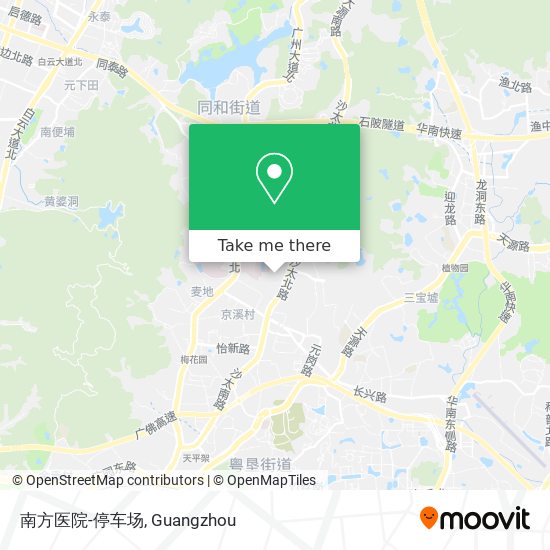 南方医院-停车场 map