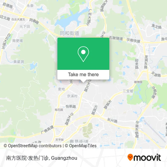 南方医院-发热门诊 map
