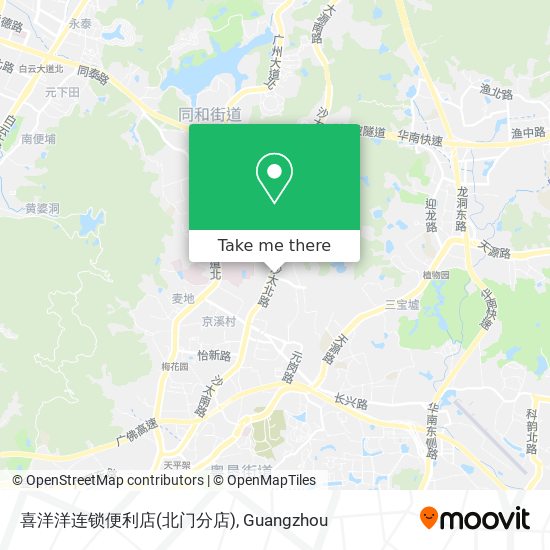 喜洋洋连锁便利店(北门分店) map