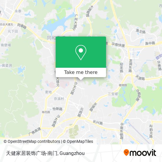 天健家居装饰广场-南门 map