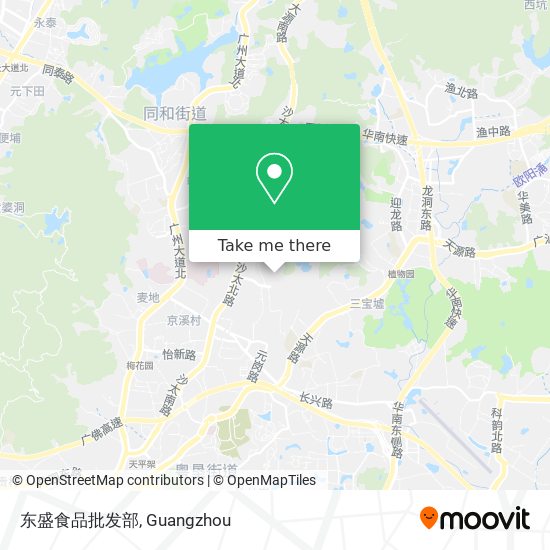 东盛食品批发部 map