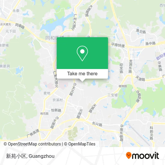 新苑小区 map
