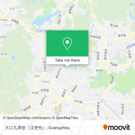 大口九茶饮（汉堡包） map