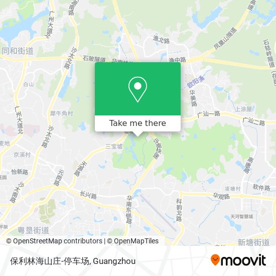 保利林海山庄-停车场 map