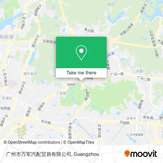 广州市万军汽配贸易有限公司 map