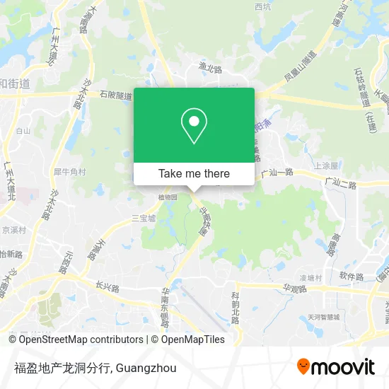 福盈地产龙洞分行 map