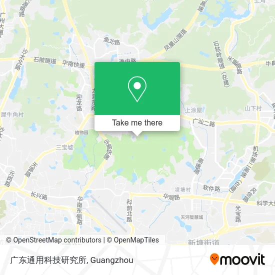 广东通用科技研究所 map
