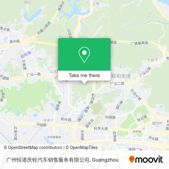 广州恒港庆铃汽车销售服务有限公司 map