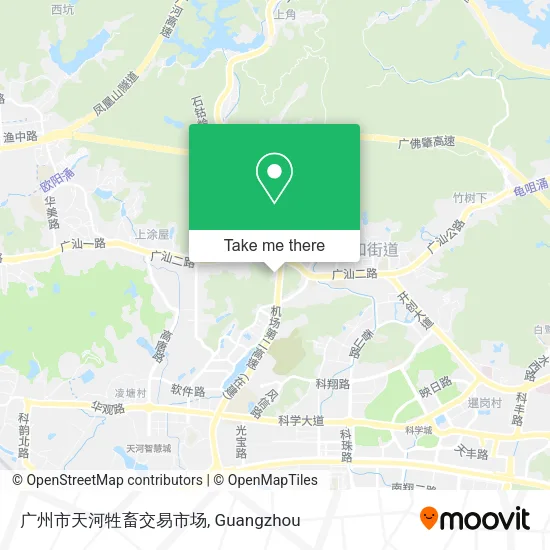 广州市天河牲畜交易市场 map